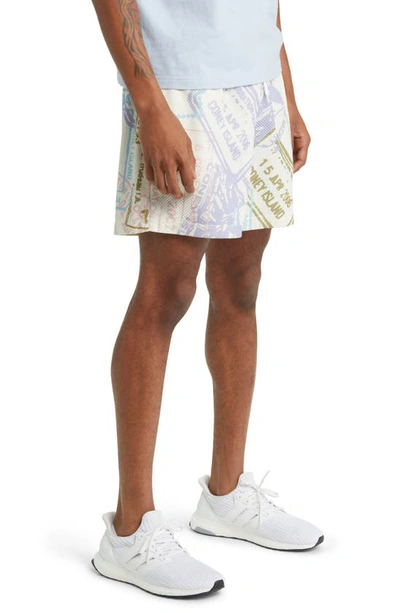 Shop Coney Island Picnic Passport Mesh Shorts In Coconut
