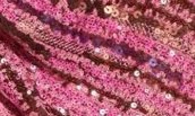 Shop Aknvas Tina Sequin Sleeveless Dress In Pink Topaz
