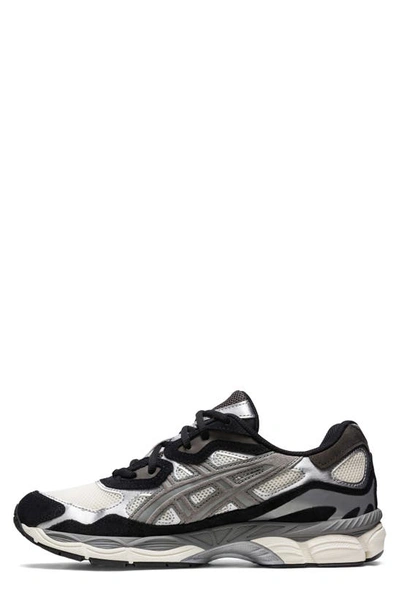Shop Asics Gel-nyc Running Shoe In Ivory/ Clay Grey