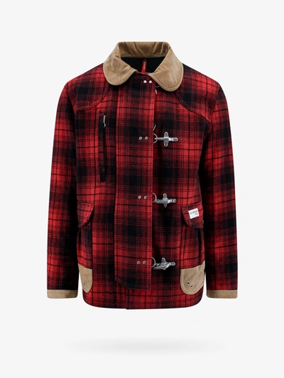 Fay 4 Hooks Jacket In Red