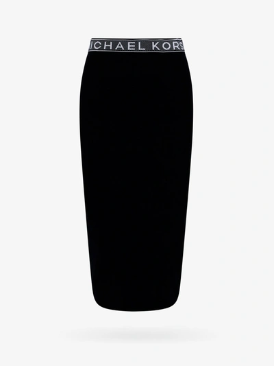 Shop Michael Kors Skirt In Black