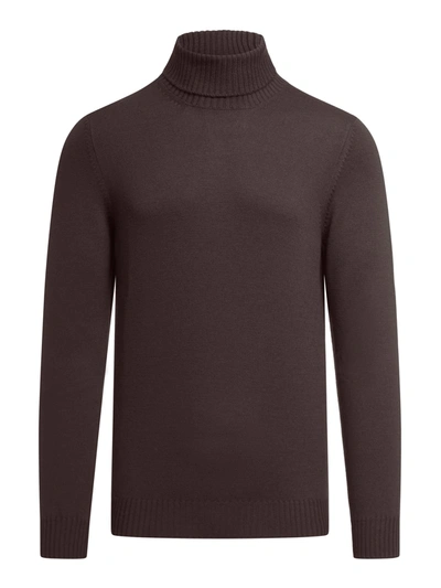 Shop Nome Turtleneck Sweater In Brown