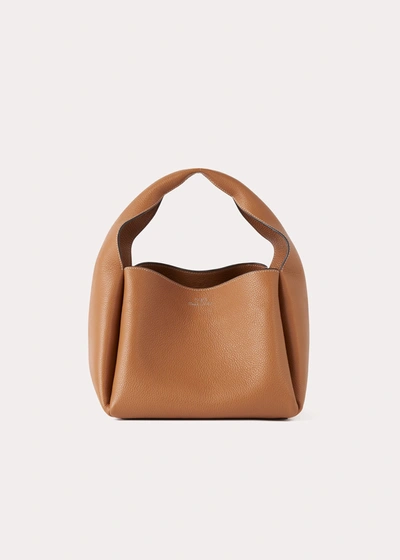 Shop Totême Bucket Bag Tan