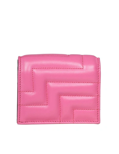 Shop Jimmy Choo Avenue Nappa Leather Wallet In Pink