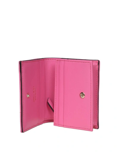 Shop Jimmy Choo Avenue Nappa Leather Wallet In Pink