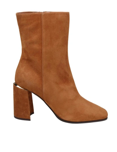 Shop Jimmy Choo Suede Ankle Boot In Tan