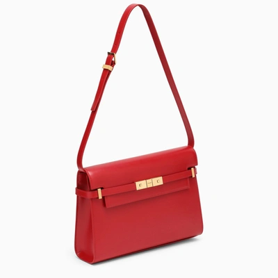 Shop Saint Laurent Manhattan Red Shopping Bag Women
