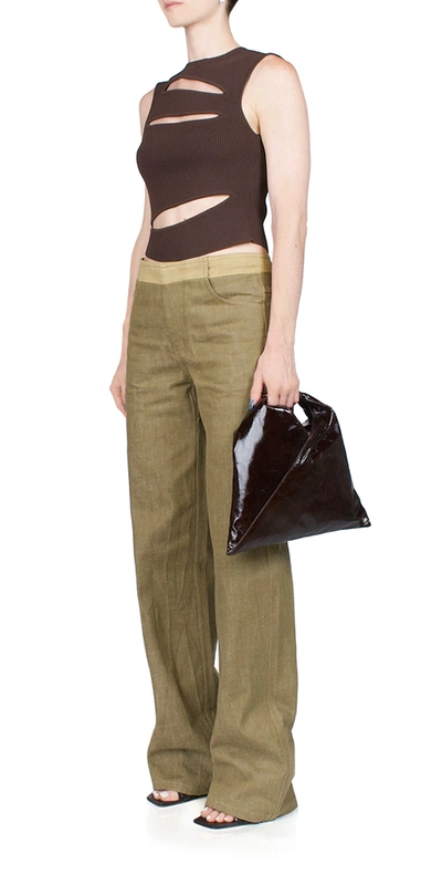 Christopher Esber Deconstructed Denim Straight-leg Jeans