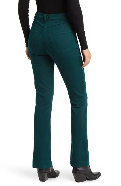 Shop Wit & Wisdom 'ab'solution Itty Bitty High Waist Bootcut Pants In Spruce