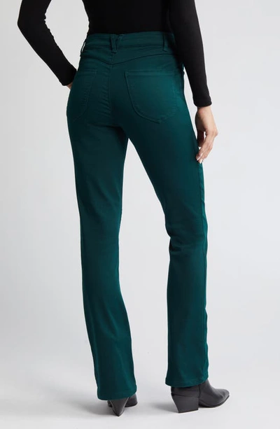 Shop Wit & Wisdom 'ab'solution Itty Bitty High Waist Bootcut Pants In Spruce