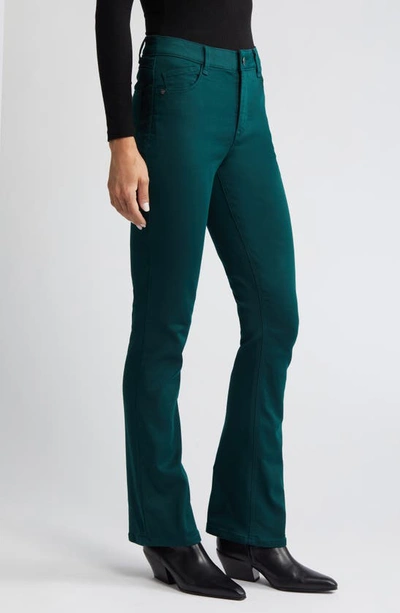 Shop Wit & Wisdom 'ab'solution Itty Bitty High Waist Bootcut Pants In Spruce