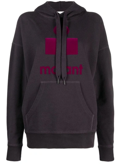 Shop Isabel Marant Étoile Mansel Sweatshirt With Print In Grey