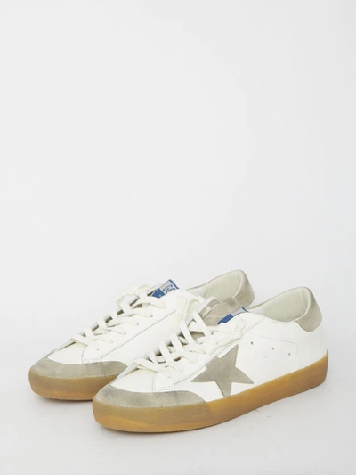 Shop Golden Goose Super-star Penstar Sneakers In White
