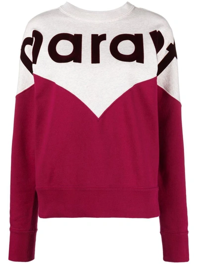 Shop Isabel Marant Étoile Sweatshirt With Logo In Red