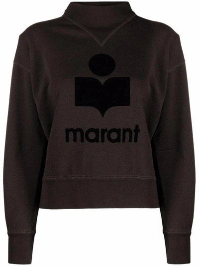 Shop Isabel Marant Étoile Sweatshirt With Print In Black
