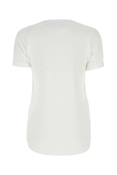 Shop Isabel Marant Étoile Isabel Marant Etoile T-shirt In White