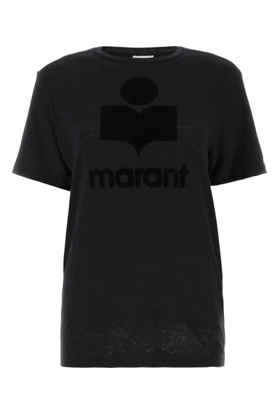 Shop Isabel Marant Étoile Isabel Marant Etoile T-shirt In Black