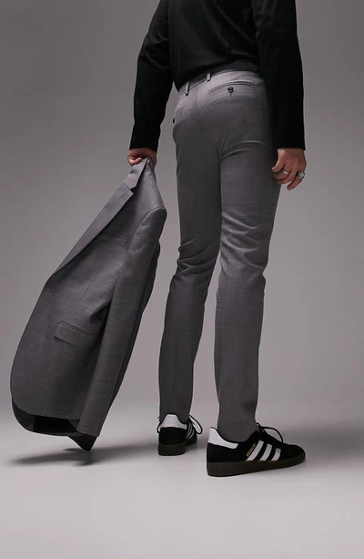 Shop Topman Skinny Suit Trousers In Grey