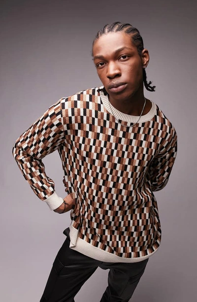 Topman striped cheap jumper