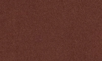 Anne Klein Button Cuff Mock Neck Sweater In Espresso