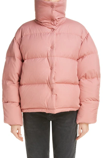 Shop Acne Studios Olimera Recycled Down Puffer Jacket In Blush Pink