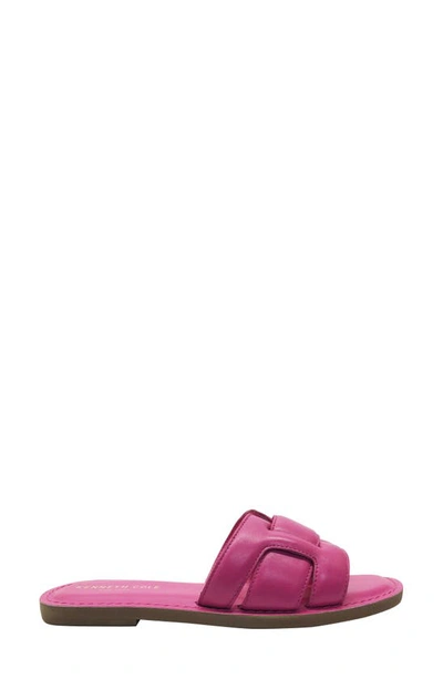 Shop Kenneth Cole Aiden Leather Slide Sandal In Hot Pink