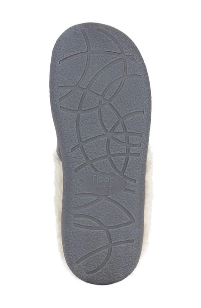 Floopi Faux Shearling Lined Slipper In Grey