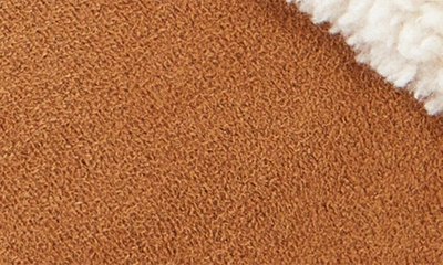 Floopi Faux Shearling Lined Slipper In Chestnut
