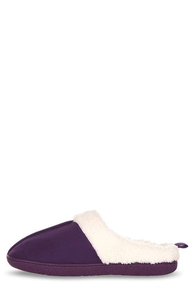 Floopi Faux Shearling Lined Slipper In Purple
