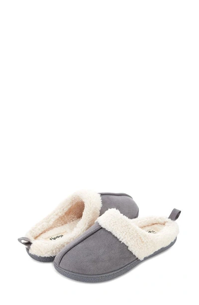 Floopi Faux Shearling Lined Slipper In Grey
