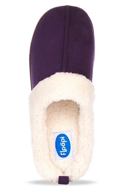Floopi Faux Shearling Lined Slipper In Purple