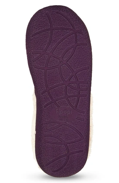 Floopi Faux Shearling Lined Slipper In Purple