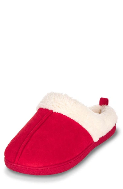 Floopi Faux Shearling Lined Slipper In Red