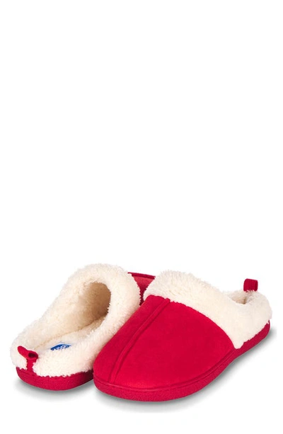 Floopi Faux Shearling Lined Slipper In Red