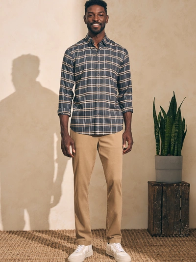 Shop Faherty The All Time Shirt In Granite Canyon Plaid