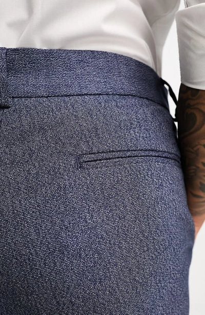 Shop Asos Design Skinny Suit Trousers In Medium Blue