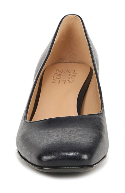 Shop Naturalizer Karina Square Toe Pump In French Navy Blue Leather