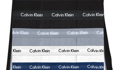 Shop Calvin Klein 5-pack Boxer Briefs In Black/ Black Multi