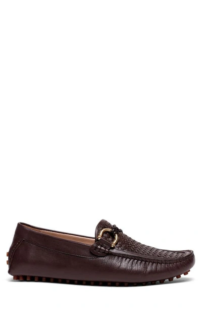 Shop Carlos Santana Malone Driver Loafer In Coffee