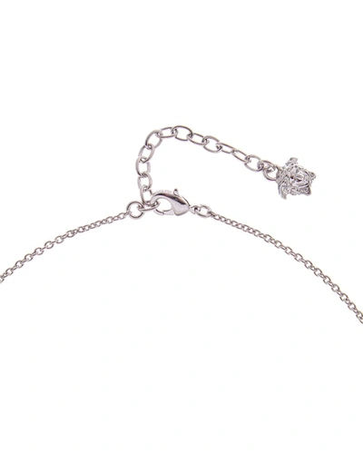 Shop Versace La Medusa Pendant Necklace In Silver