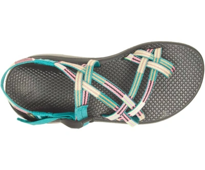 Shop Chaco Women's Z/cloud X2 Sandal In Line Hang Teal In Multi