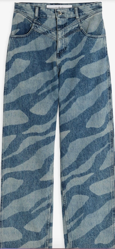 Shop Iro Porter Jeans In Denim In Blue