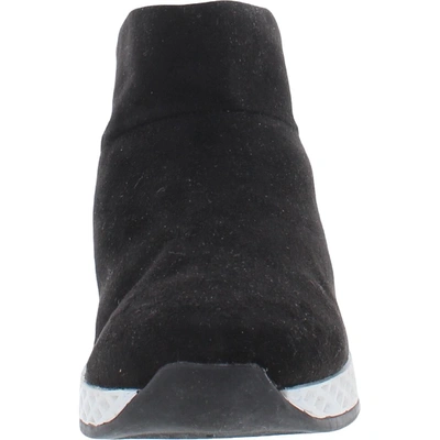 Shop Urban Sport Womens Slip On Cushion Insole Shearling Boots In Black