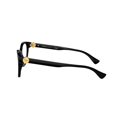 Shop Versace Ve 3330 Gb1 55mm Womens Cat-eye Eyeglasses 55mm In Black