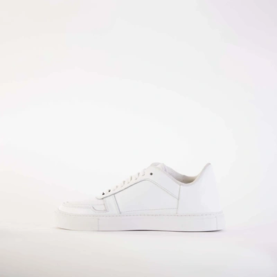 Shop Roberto Cavalli Logo Embossed Women's Sneakers In White