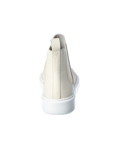 Shop Grenson Suede Chelsea Sneaker In White