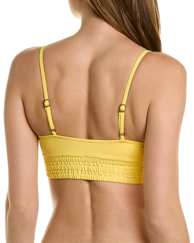 Shop Becca By Rebecca Virtue Becca Bandeau Bikini Top In Yellow