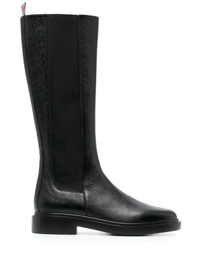 Shop Thom Browne Boots Shoes In Black