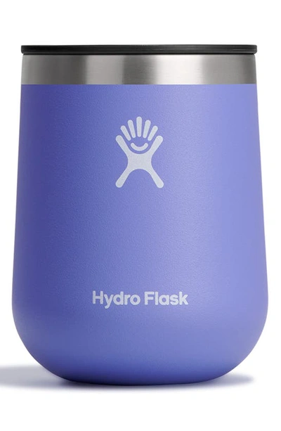 Shop Hydro Flask 10-ounce Ceramic Lined Wine Tumbler In Lupine