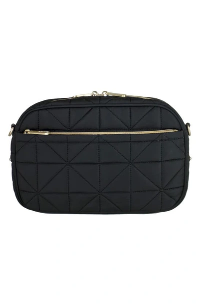 Shop Twelvelittle Water Resistant Nylon Diaper Clutch In Black